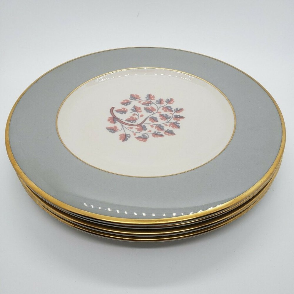 4X Flintridge Twilight Gold Trim Salad Plate